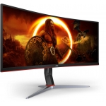 AOC CU34G2XP 34吋 21:9超寬廣曲面電競顯示器：180Hz、1ms反應、DisplayHDR 400